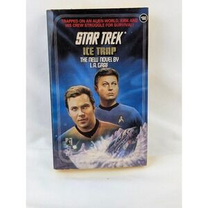 Pocket Books Star Trek Book Ice Trap L.A. Graf #60 Sci-Fi 1992